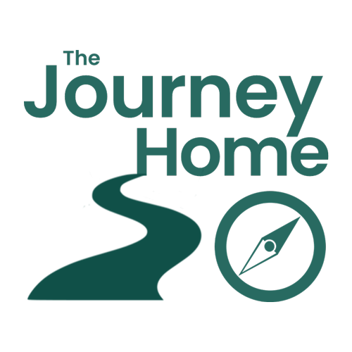 Logo of the Journey Home program for men who are concerned about AI and the future